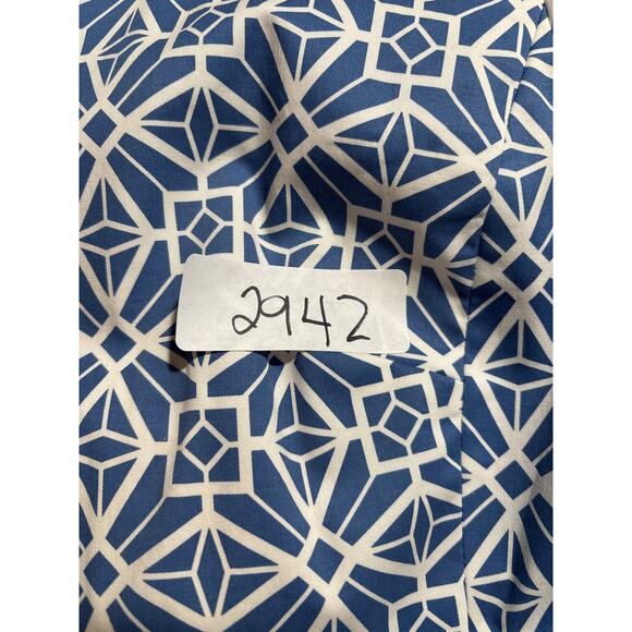 Tyler Boe Blue and White Geometric Blazer - Picture 14 of 14